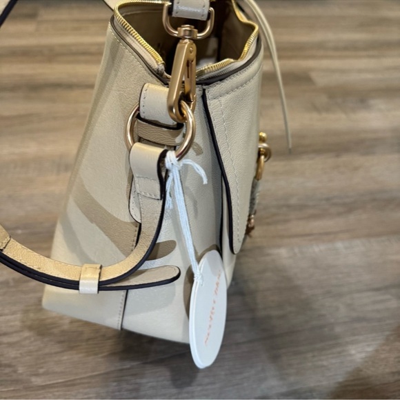 See By Chloe Joan Small Hobo Leather Handbag Cement Beige - Picture 8 of 16